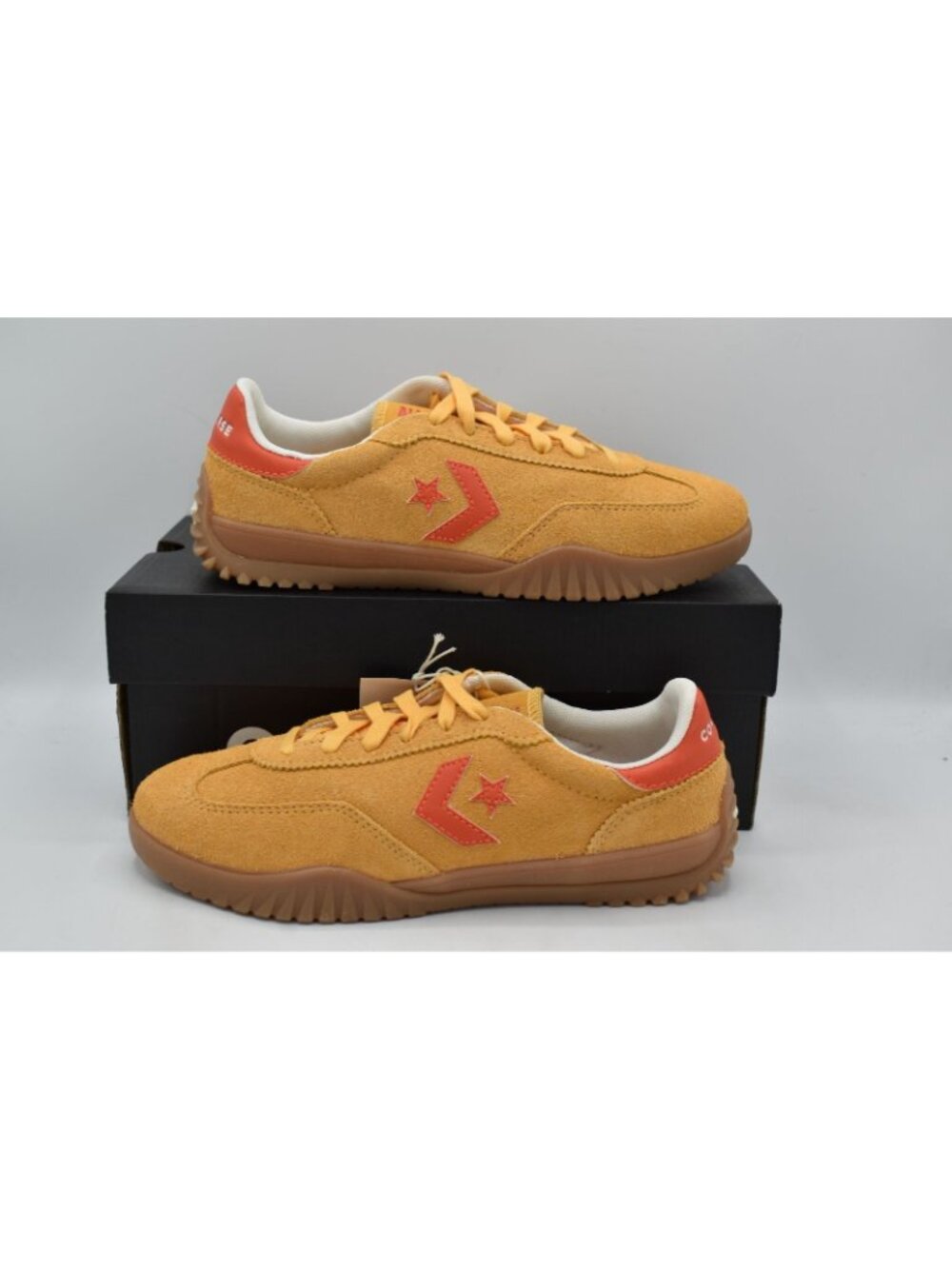 Converse Womens Size 7.5 Run Star Trainer‎ Orange Red Sneakers Shoes - Picture 9 of 11